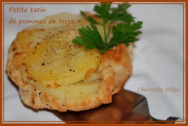Petite tatin de pommes de terre