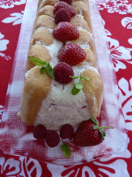 Terrine de fruits rouges � l amande