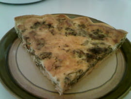 Tarte au saumon et aux courgettes
