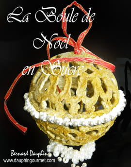 La boule de No�l en sucre