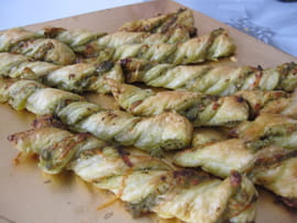 Croustillants au pesto