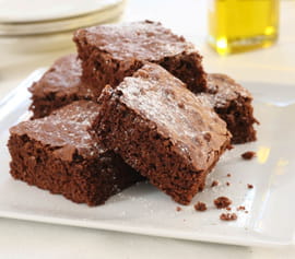 Brownies supr�mes � l�huile d�olive extra vierge