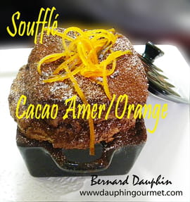 Souffl� au cacao amer et � l orange
