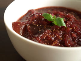 Chutney � l oignon et aux figues