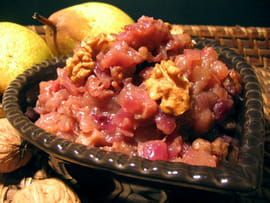 Chutney de dattes aux poires