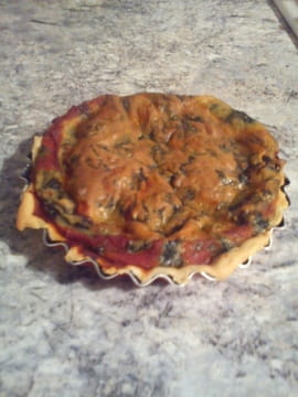 Tarte aux �pinards