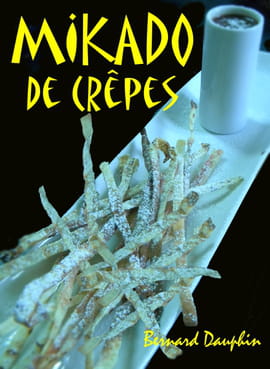 Mikado de cr�pes, cr�me moelleuse au chocolat