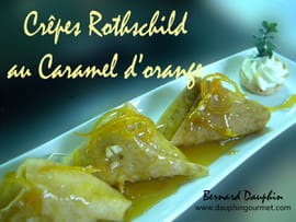 Cr�pes Rotschild au caramel d orange