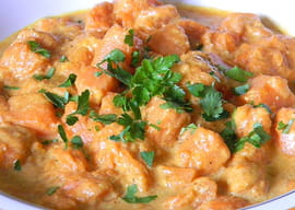 Courge au curry