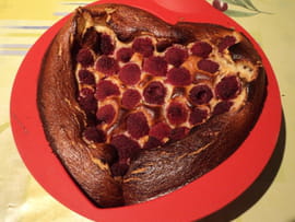 Clafoutis aux framboises