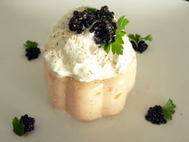 Petite terrine de saumon fum�
