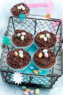 Petits nids au chocolat