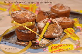 Petits moelleux noix de coco et carambars