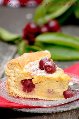 Tarte briochée aux cerises