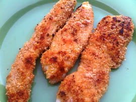 Poulet pan� aux cacahu�tes