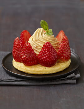Tartelettes fraises, mascarpone et caf�