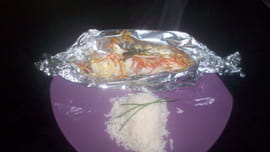 Filet de perche en papillotte