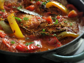 Poulet � la basquaise