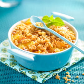 Gratin de fruits frais en cro�te de Palets Bretons