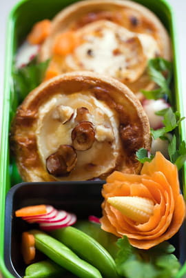 Tarte parmenti�re au ch�vre & noisettes