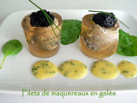 Filets de maquereaux en gel�e