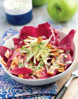 Salade d�endives, saumon et sauce ciboulette