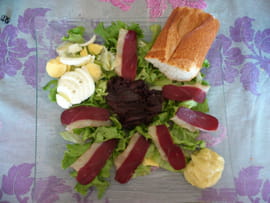 Sandwich � l assiette