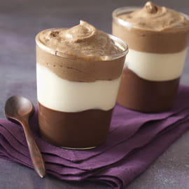 Verrine aux trois Chocolats