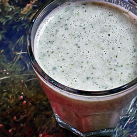 Boisson au brocolis et � la coriandre