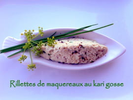 Rillettes de maquereaux au kari gosse