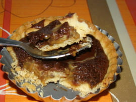 Tartelettes banane-chocolat-confiture de lait