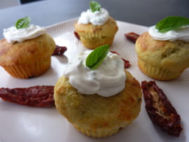 Cupcake ch�vre et tomates s�ch�es
