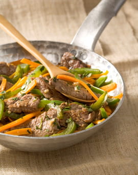 Po�l�e de B�uf de Chalosse marin� aux l�gumes croquants