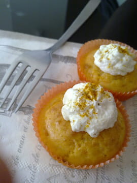 Cupcakes aux carottes et aux �pices