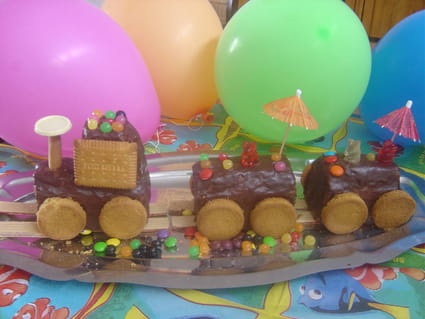 Amour de petit train d'anniversaire