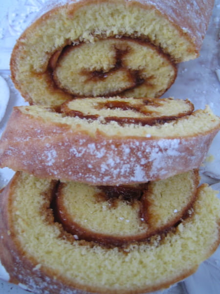 gateau roule a la confiture de grand mere