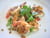 Gambas saut�es au poivre vert et � la coriandre