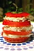 Millefeuille de tomate, thon, fromage