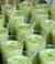 Verrines concombre, lait de coco et coriandre