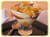 Verrine aux p�ches et son crumble au caramel