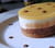 Bavarois poire sur fondant au chocolat et craquant aux speculoos