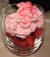 Verrine de fraises, chantilly au marshmallow