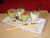 Verrine de mousse de haricot vert et fenouil