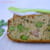 Cake aux petits pois et pignons de pin