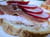 Tartines de radis et de jambon de pays