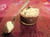 Duo de mousses choco-poire en verrine