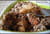 Crumble de lapin au pain d �pice