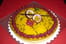 Tarte aux fruits de la passion et � la framboise