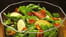 Salade d �pinards crus