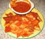 Tortillas et sauce au piment